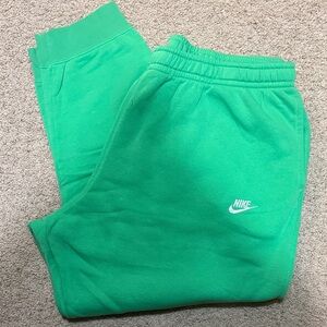 Nike Mens Vibrant Green Joggers